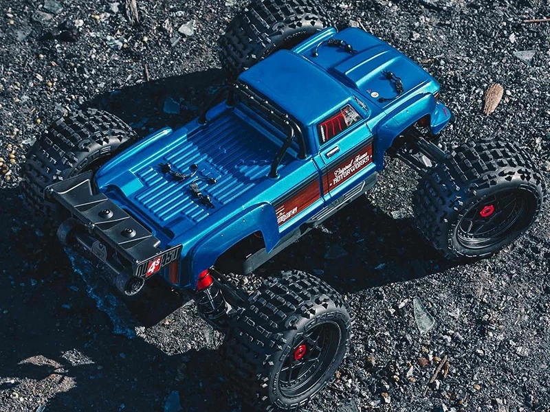 Arrma 1/10 OUTCAST 4X4 4S V2 BLX Stunt Truck RTR, Blue 15 Arrma 1/10 OUTCAST 4X4 4S V2 BLX Stunt Truck RTR, Blue - Image 15