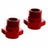 Arrma Aluminium Wheel Hex 17.6mm Red (2)