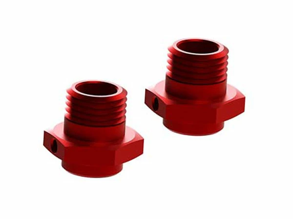 Arrma Aluminium Wheel Hex 17.6mm Red (2) 1 Arrma Aluminium Wheel Hex 17.6mm Red (2)