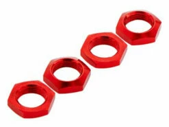 Arrma Aluminum Wheel Nut 17mm Red (4)