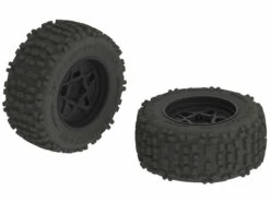 Arrma Outcast 6s DBoots Back-Flip MT 6S Tyres Set Glues (Black) (2)