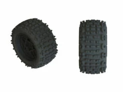 Arrma Dboots Back-Flip LP 4S Tyre Set Glued (Black) (2)