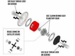 Arrma Metal Diff Case -Hot Sale Arrma Store ara220050 ex