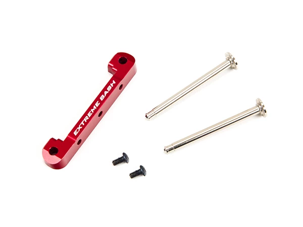Arrma EXB Front Upper Suspension Mount CNC Aluminum Red (Kraton / 6S) 1 Arrma EXB Front Upper Suspension Mount CNC Aluminum Red (Kraton / 6S)