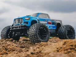Arrma 1/10 GRANITE 4X2 BOOST MEGA 550 Brushed Monster Truck RTR - Blue -Hot Sale Arrma Store ara4102v4t2 13