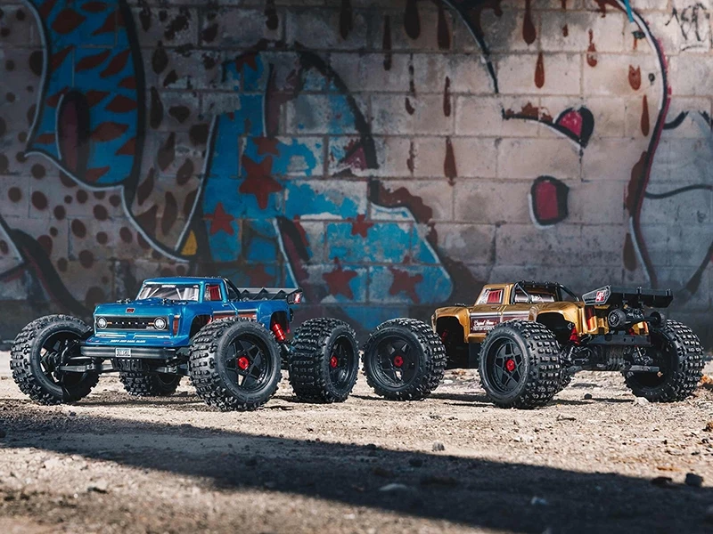 Arrma 1/10 OUTCAST 4X4 4S V2 BLX Stunt Truck RTR, Blue 16 Arrma 1/10 OUTCAST 4X4 4S V2 BLX Stunt Truck RTR, Blue - Image 16