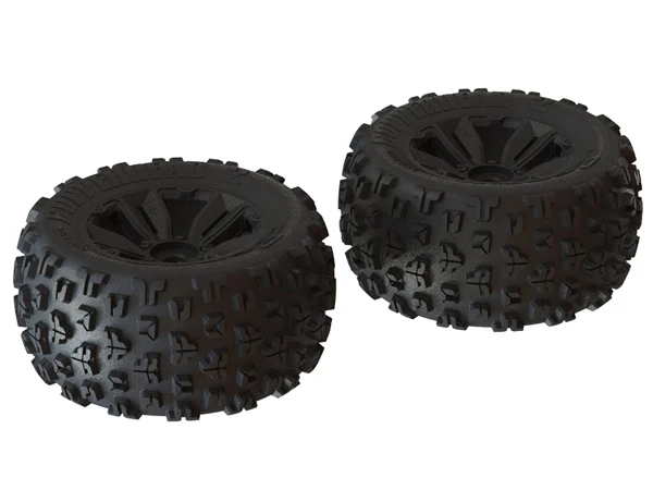 Arrma Kraton 6s DBoots Copperhead2 MT Tyre Set, Black (2) 1 Arrma Kraton 6s DBoots Copperhead2 MT Tyre Set, Black (2)