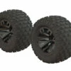 Arrma Granite Dboots Fortress MT Tire Set 2.8in Glued Gun Metal (2)