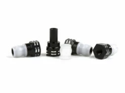 Avid RC Black Aluminium 10mm Shock Standoffs - Set (Associated B74)