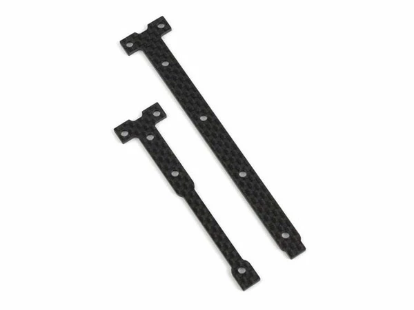 Avid RC Carbon Fibre 2mm Chassis Brace Supports - Complete Set (Associated B74) 1 Avid RC Carbon Fibre 2mm Chassis Brace Supports - Complete Set (Associated B74)