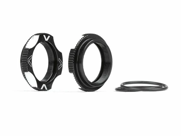 Avid RC B6.2/ B74/ T6.1 Threaded Shock Collars - Black 1 Avid RC B6.2/ B74/ T6.1 Threaded Shock Collars - Black