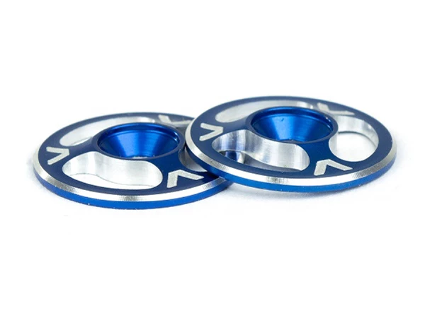 Avid RC TRIAD Machined Alloy 1/10th Wing Buttons - Blue 1 Avid RC TRIAD Machined Alloy 1/10th Wing Buttons - Blue