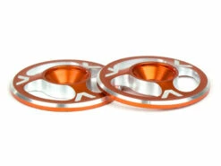 Avid RC TRIAD Machined Alloy 1/10th Wing Buttons - (Orange