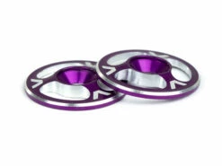 Avid RC TRIAD Machined Alloy 1/10th Wing Buttons - Purple
