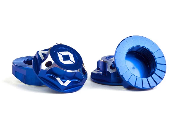 Avid RC TRIAD 17mm Capped Wheel Nuts - Blue - 4 Pcs 1 Avid RC TRIAD 17mm Capped Wheel Nuts - Blue - 4 Pcs